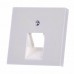 Накладка на однопортову інформаційну розетку Jung ECO profi. Колір: Білий