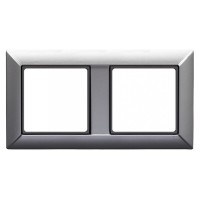 Рамка двомісна Jung ECO profi. Колір: Алюміній