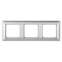 Рамка тримісна Jung ECO profi. Колір: Алюміній