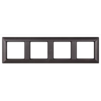Рамка чотиримісна Jung ECO profi. Колір: Антрацит