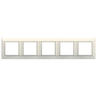 Рамка п'ятимісна Jung ECO profi. Колір: Слонова кістка