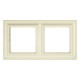 Рамка двухместная Jung ECO profi Design. Цвет "Слоновая Кость" (EPD482)