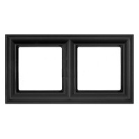 Рамка двухместная Jung ECO profi Design. Цвет "Антрацит" (EPD482AN)