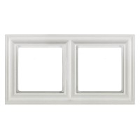 Рамка двомісна Jung ECO profi Design. Колір: Білий
