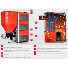 Автоматичний пелетний котел Kolton Matix-30, 27 кВт