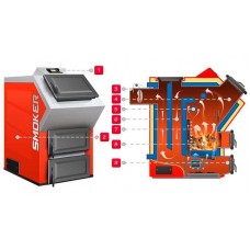 Твердопаливний котел тривалого горіння Kolton Smoker-30, 33 кВт