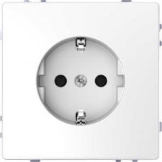 MTN2300-6035 Розетка з/к и шторками Merten D-Life "Белый лотос"