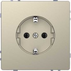 D-Life розетка 16а, с з/к, без шт, сахара Merten Schneider Electric (MTN2301-6033)