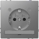 MTN2304-6036 Розетка с з/к и LED модулем Merten D-Life "Нержавеющая Сталь" MTN2304-6036 Розетка с з/к и LED модулем Merten D-Life "Нержавеющая Сталь"