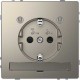 MTN2304-6050 Розетка с з/к и LED модулем Merten D-Life "Никель" MTN2304-6050 Розетка с з/к и LED модулем Merten D-Life "Никель"