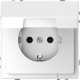 Розетка D-Life с заземлением и крышкой белый лотос (MTN2310-6035) Розетка D-Life с заземлением и крышкой белый лотос (MTN2310-6035)