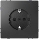 MTN2400-6034 Розетка з/к со шторками, винтовой зажим Merten D-Life "Антрацит" MTN2400-6034 Розетка з/к со шторками, винтовой зажим Merten D-Life "Антрацит"