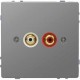 MTN4350-6036 Аудиорозетка с мод.тюльпанами Merten D-Life "Нержавеющая Сталь" MTN4350-6036 Аудиорозетка с мод.тюльпанами Merten D-Life "Нержавеющая Сталь"