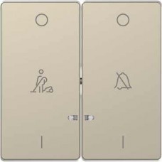 MTN3429-6033 Клавиша двойная LED с символами "звонок" и "горничная" Merten D-Life "Сахара" MTN3429-6033 Клавиша двойная LED с символами "звонок" и "горничная" Merten D-Life "Сахара"