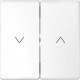 MTN3855-6035 Клавиша для жалюзи Merten D-Life "Белый Лотос" MTN3855-6035 Клавиша для жалюзи Merten D-Life "Белый Лотос"