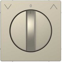 Лицьова панель для поворотного механізма роллет Merten D-Life. Колір Сахара