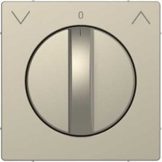 Лицьова панель для поворотного механізма роллет Merten D-Life. Колір Сахара