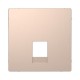 MTN4215-6051 Накладка для телефонной розетки Merten D-Life "Шампань" MTN4215-6051 Накладка для телефонной розетки Merten D-Life "Шампань"