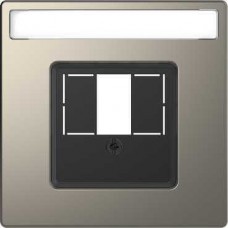 Лицьова панель для TAE/Audio Merten D-Life нікель (MTN4250-6050)