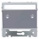 MTN4540-6036 Накладка с наклоном для коммуникационных розеток Merten D-Life "Нержавеющая Сталь"