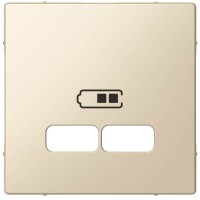 Накладка Merten для USB-розеток з двома роз'ємами. Колір "Бежевий"