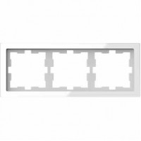 MTN4030-6520 Рамка 3-постовая Merten D-Life "Белый Кристалл" MTN4030-6520 Рамка 3-постовая Merten D-Life "Белый Кристалл"