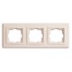 ⚡Рамка тройная серии Despina (Mono Electric) Слоновая кость