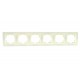 ⚡Рамка шестиместная серии Despina (Mono Electric) Кремовая