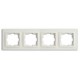 ⚡Рамка четырехместная серии Despina (Mono Electric) Белая