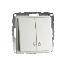 ⚡Механизм выключателя управления жалюзи серии Despina (Mono Electric) Белый с клавишей