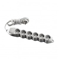 Подовжувач 6 гнізд 5 м з заземленням серії Orion (Mono Electric)