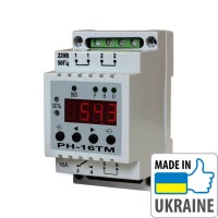 Добово-тижневий таймер з функцією реле напруги Новатек-Електро РН-16ТM Добово-тижневий таймер з функцією реле напруги Новатек-Електро РН-16ТM