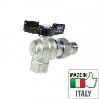 Кран американка Rigamonti угловой "бабочка" PN35 3/4"