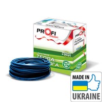 ⚡Нагрівальний двожильний кабель PROFI THERM Eko-2, 5-5.7м², 800Вт, 48м.п., 16.5Вт/м.п. (14332)