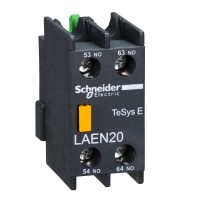 Блок дополнительных контактов TeSys Е 1NO 1NC на винтовых зажимах (LAEN11) Блок дополнительных контактов TeSys Е 1NO 1NC на винтовых зажимах (LAEN11)