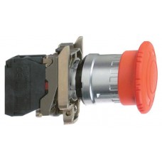 XB4BS8442 Кнопка аварійної зупинки Schneider Electric XB4-B, червона, метал. основа, 1NC XB4BS8442 Кнопка аварійної зупинки Schneider Electric XB4-B, червона, метал. основа, 1NC