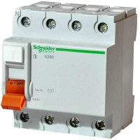 ⚡Дифференциальный выключатель нагрузки (УЗО) Schneider Electric ВД63 Домовой, 40А, 300мА, 4P (11465)