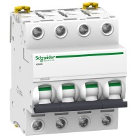 ⚡Автоматичний вимикач Schneider Electric Acti9 iC60Н 6A, 4P, B, 10кА (A9F88406) ⚡Автоматичний вимикач Schneider Electric Acti9 iC60Н 6A, 4P, B, 10кА (A9F88406)