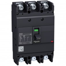 ⚡Автоматичний вимикач Schneider Electric EasyPact EZC250N, 3Р, 200А, 25 кА (EZC250N3200)