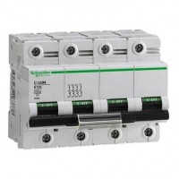 ⚡Автоматический выключатель Schneider Electric C120N, 100А, кривая D, 4 полюса, 10кА (A9N18392)