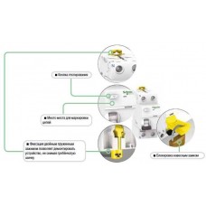 Диференційний вимикач навантаження (ПЗВ) Schneider iID K, 25А, 300мА, 4Р (A9R75425)