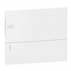 ⚡Щит встраиваемый Mini Pragma белые двери, 1 ряд, 18 модулей, Schneider Electric, Италия (MIP22118)