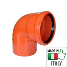 Колено (отвод) монтажное PVC для наружной канализации Redi Ø400x87°, 71117