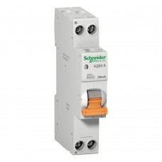 ⚡Дифференциальный автомат Schneider Electric АД63 К Домовой, 10А, 30мА, 1P+N, C (12521)