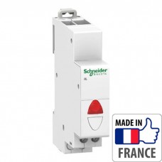 Світловий індикатор на DIN-рейку Schneider Electric Acti 9 iIL, миготливий індикатор, червоний, 110-230В змін. струму