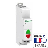 Світловий індикатор на DIN-рейку Schneider Electric Acti 9 iIL, подвійний індикатор, 110-230В змін. струму Світловий індикатор на DIN-рейку Schneider Electric Acti 9 iIL, подвійний індикатор, 110-230В змін. струму