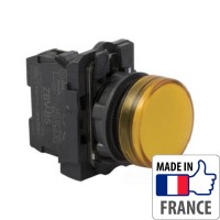Кнопка с подсветкой Schneider Electric XB5-A, желтый светодиод, пластик. основание, 1NO/1NC, 230-240В XB5AW35M5 Кнопка с подсветкой Schneider Electric XB5-A, желтый светодиод, пластик. основание, 1NO/1NC, 230-240В XB5AW35M5
