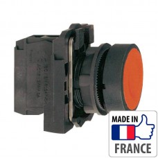 XB5AA42 Кнопка з пружинним поверненням Schneider Electric XB5-A, червона, пластик. основа, 1NC