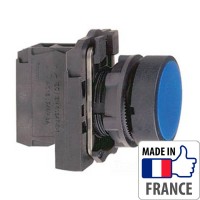 XB5AA61 Кнопка с пружинным возвратом Schneider Electric XB5-A, синяя, пластик. основание, 1NO
