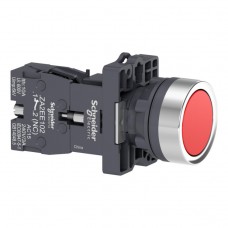 XA2EH042 Кнопка з фіксацією, червона, 1НЗ